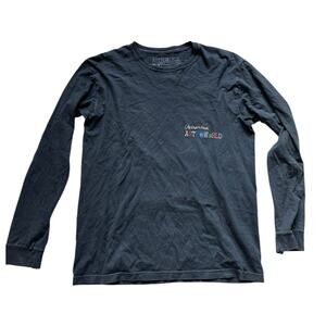 Astroworld Wish You Were Here Tour Shirt Travis Scott Long Sleeve Black Medium